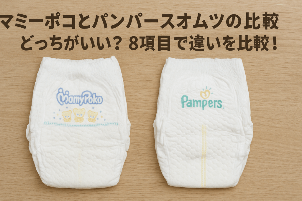マミーポコとパンパースオムツの比較？どっちがいい？8項目で違いを 