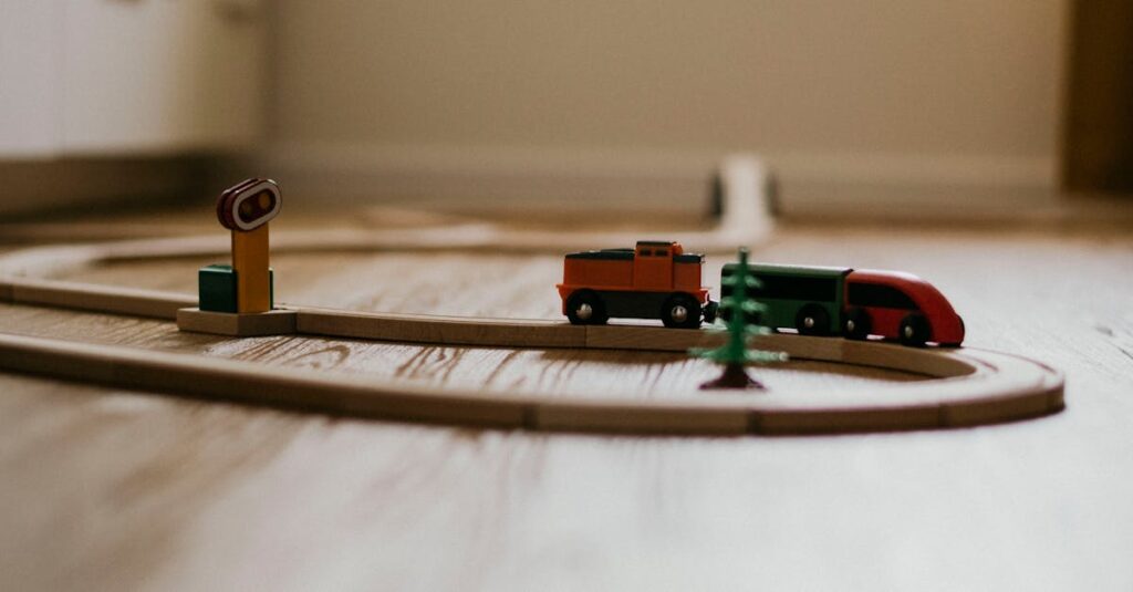 おもちゃの量を抑えたミニマルな子育て環境のイメージ