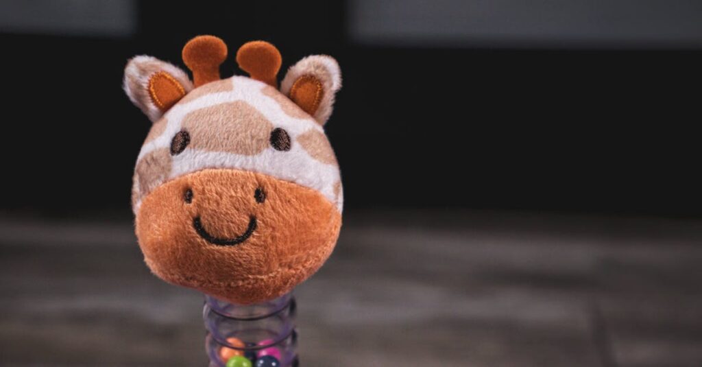 Berpyのアイテムに込められた赤ちゃんの感性を刺激する工夫を表現したデザイン性の高い育児用品の画像。