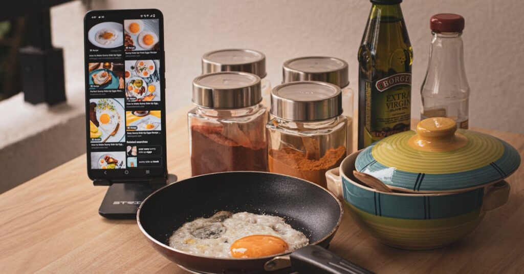 キッチンに並ぶオートクッカービストロと届いた調味料セット