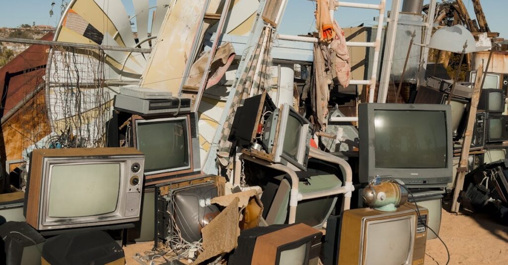 テレビ視聴料金を見て驚いている人のイメージ。