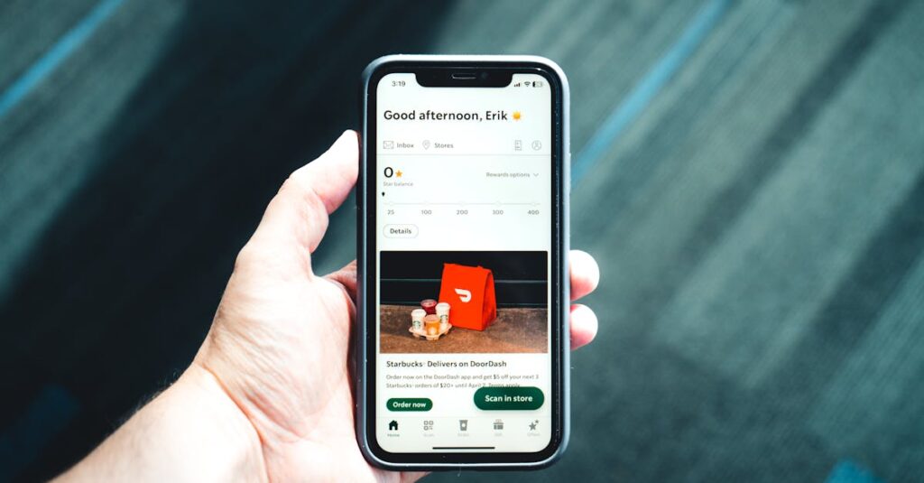 スマホから簡単にコープデリの注文ができるアプリ画面