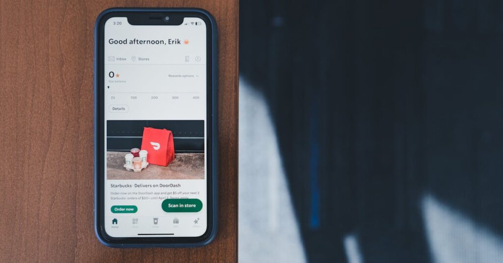 スマホから簡単にコープデリの注文ができるアプリ画面