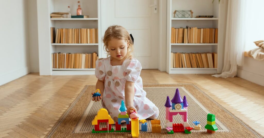 ディズニー英語システムの無料サンプルで遊ぶ子供の様子のイメージ画像