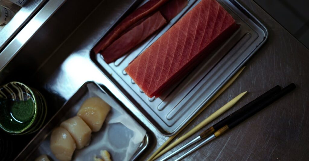 国産の新鮮な野菜や魚を使っているわんまいるの原材料イメージ