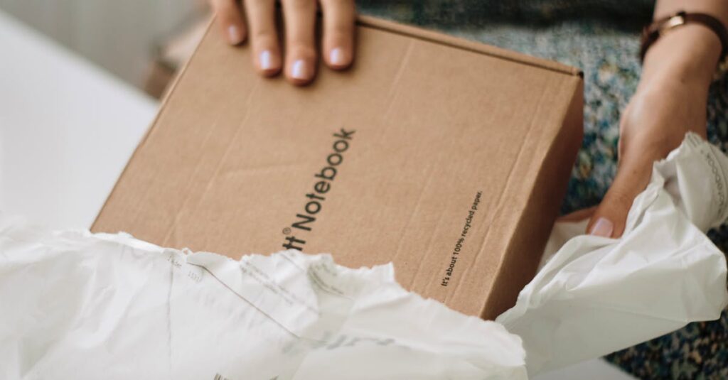 簡単な返却・交換の流れを紹介するイメージ