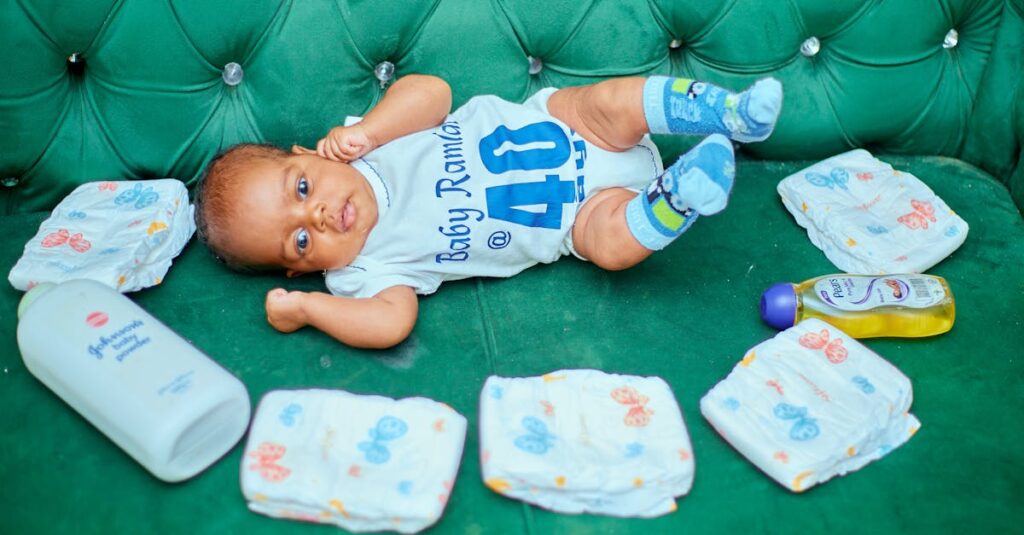 Berpyのやさしさを形づくる素材や形状などの細やかな工夫が伝わる育児アイテムの画像。