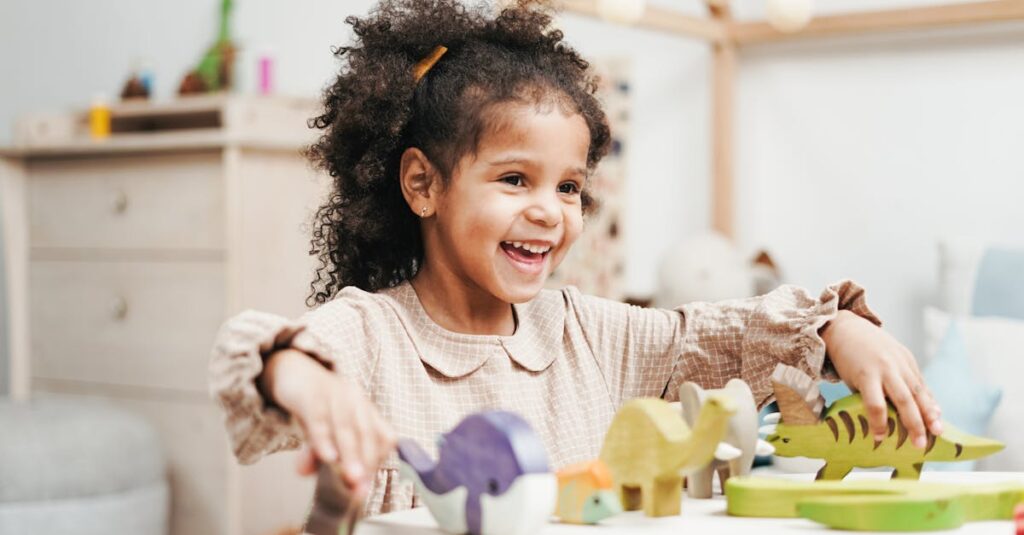 ディズニー英語システムの無料サンプルで遊ぶ子供の様子のイメージ画像