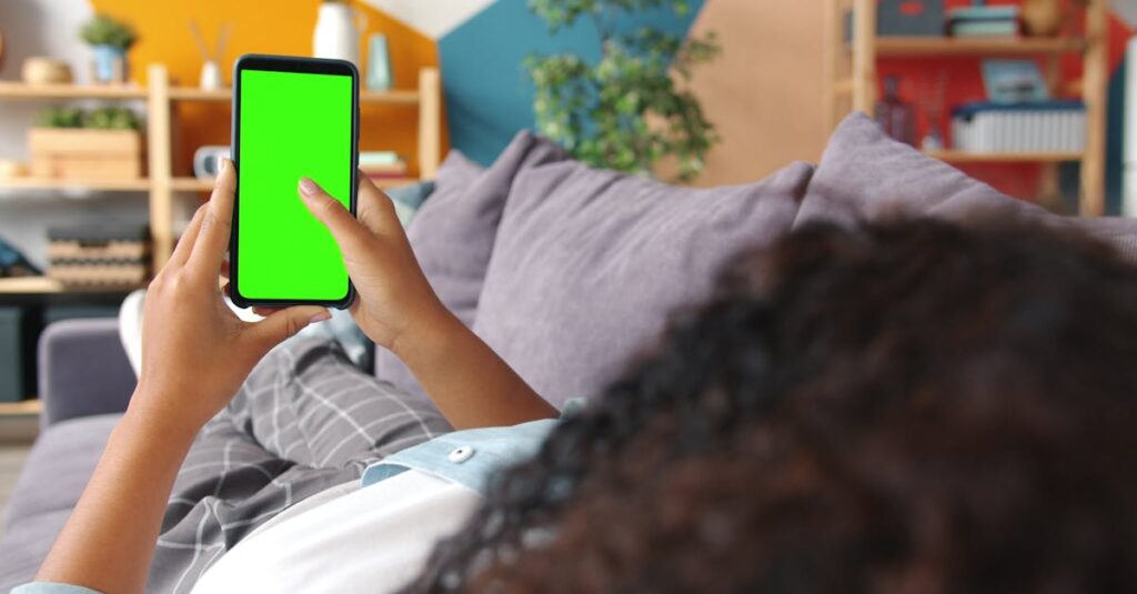 ABEMAプレミアムの無料体験を利用しているスマートフォン画面の様子