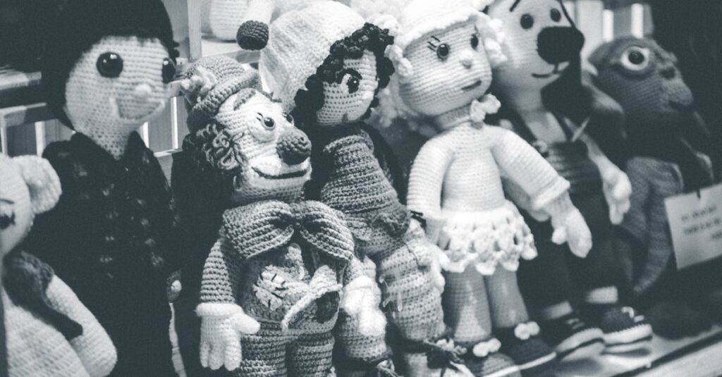 知育玩具選びに悩む親が店頭で立ち尽くしている様子