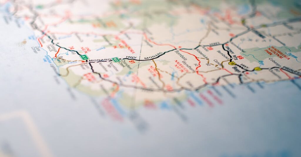 パルシステムの配達対応エリアを地図で確認する様子