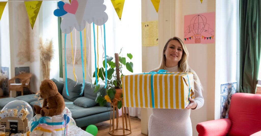 Berpyの商品を出産祝いでもらい感動したママが、その後も自分でリピートして購入するようになった様子の画像。