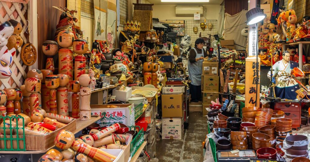 贈り物としての体験価値を象徴する和の空間。美しい和紙の包装や高級感ある演出が特徴。